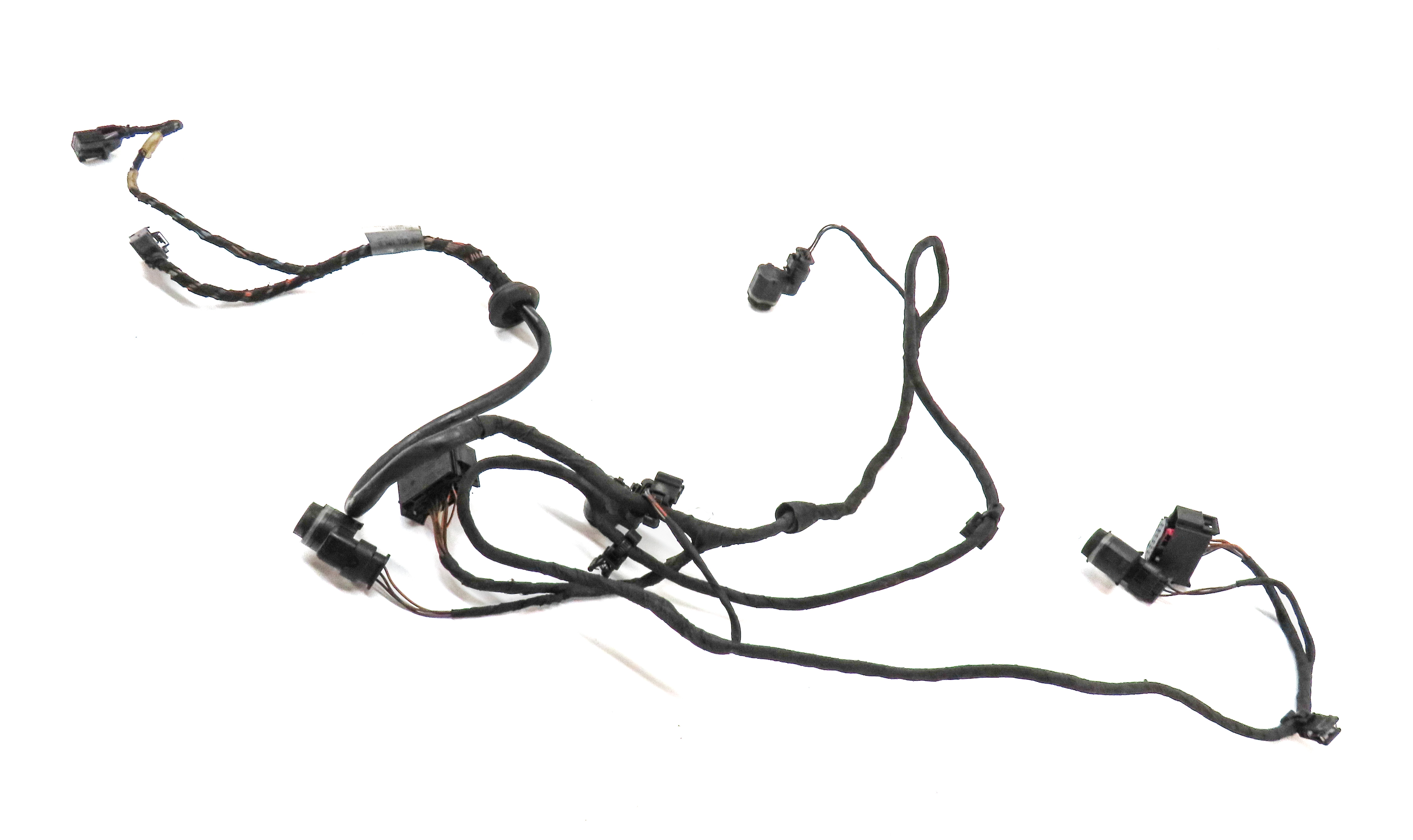 2010 AUDI S5 (B8 8T) REAR PARK ASSIST PDC DISTANCE CONTROL SENSOR SET/4 (Black) — exact item pictured